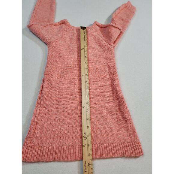 Joe Fresh Sweatshirt Dress Toddler 5 Knit Long Tunic Pink Long Sleeve Top - Picture 3 of 8